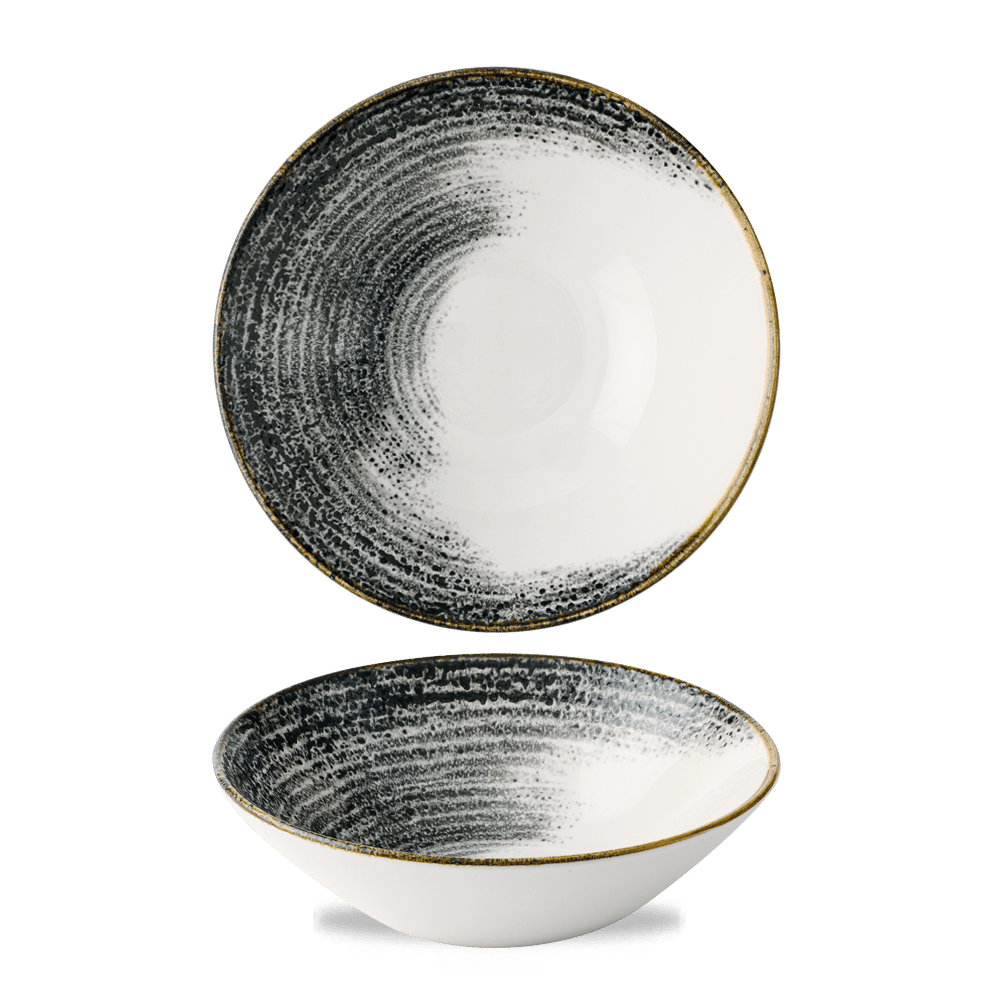 Homespun Accents Black Evolve Deep Bowl 8 3/4" Box 6