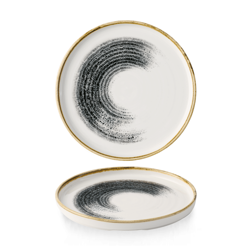 Homespun Accents Black Oblong Plate 8 1/4" Box 6