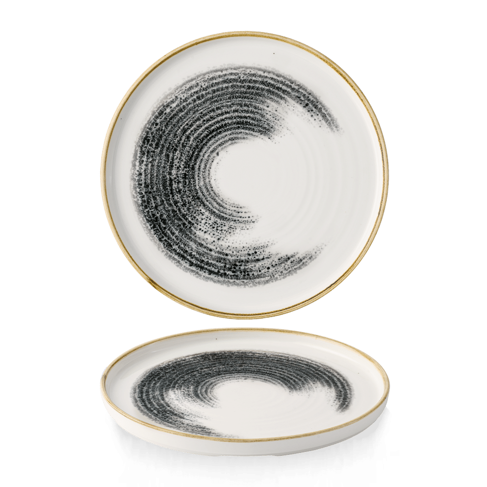 Homespun Accents Black Walled Plate 10 1/4" Box 6