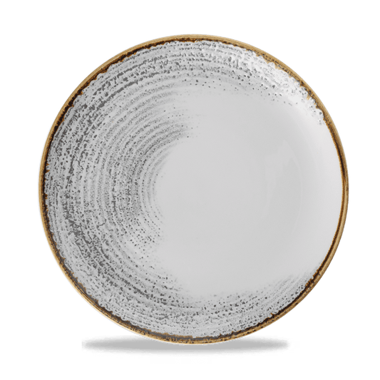 Homespun Accents Jasper Grey Evolve Coupe Plate 10.25" Box of 12 (3-5 Working Days Delivery)