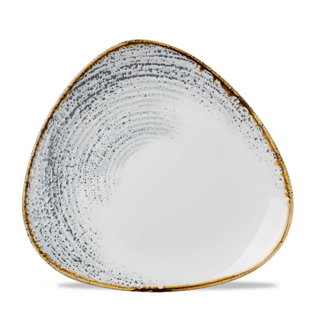 Homespun Accents Jasper Grey Lotus Plate 11 1/4" Box 12