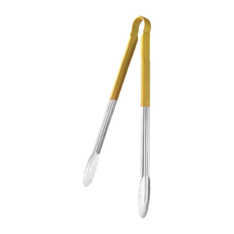Hygiplas Colour Coded Serving Tong Yellow 405mm