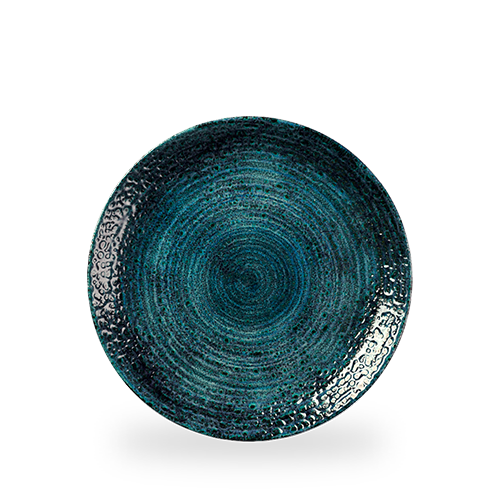Homespun Chroma Blue Evolve Coupe Plate 10.25" Box of 12 (3-5 Working Days Delivery)