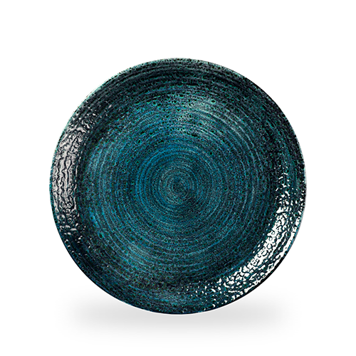 Homespun Chroma Blue Evolve Coupe Plate 11.25" Box of 12 (3-5 Working Days Delivery)
