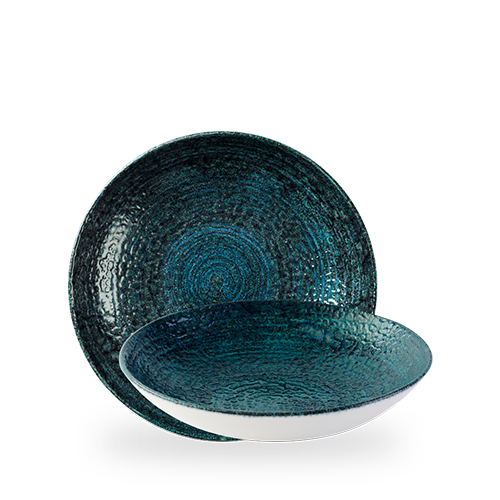 Homespun Chroma Blue Evolve Coupe Bowl 9.75" Box of 12 (3-5 Working Days Delivery)