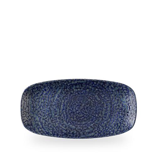 Homespun Chroma Twilight  Chefs Oblong Plate 11 3/4X6" Box 12