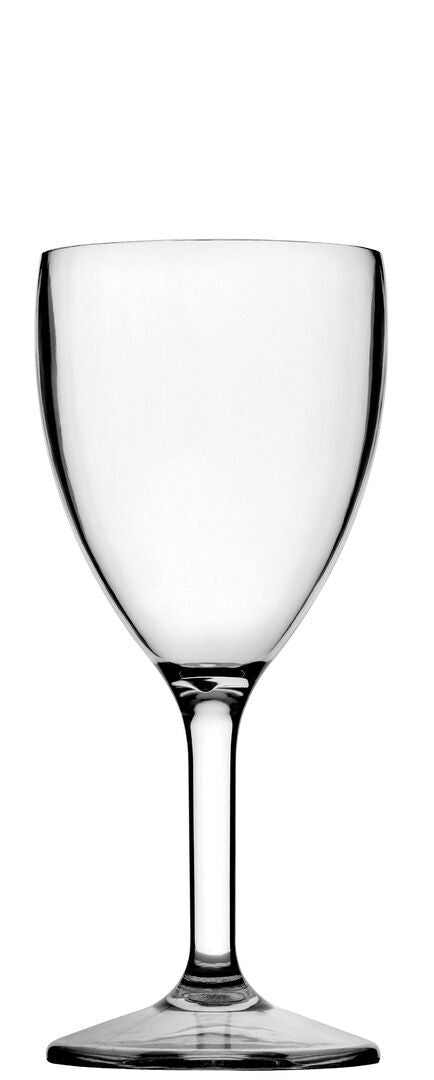 Polycarbonate Diamond Wine 9oz (27cl) LCE @ 175ml Box of 12