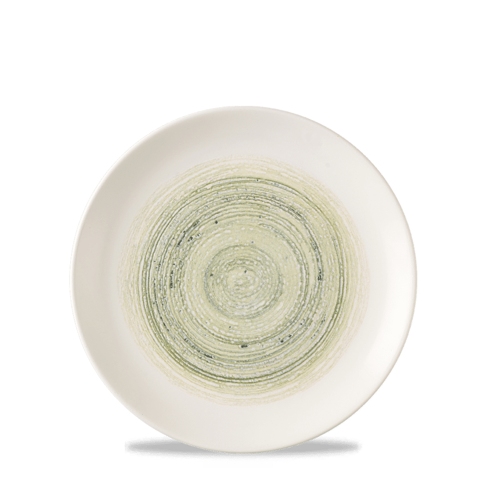 Elements Fern Evolve Coupe Plate 6.5" Box 12