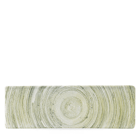 Elements Fern Oblong Plate 33X11Cm Box of 6 (3-5 Working Days Delivery)