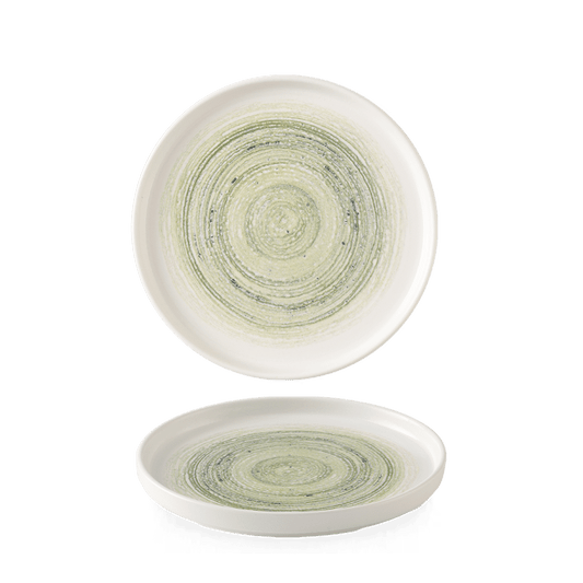 Elements Fern Walled Plate 6.3" Box of 6 (3-5 Working Days Delivery)