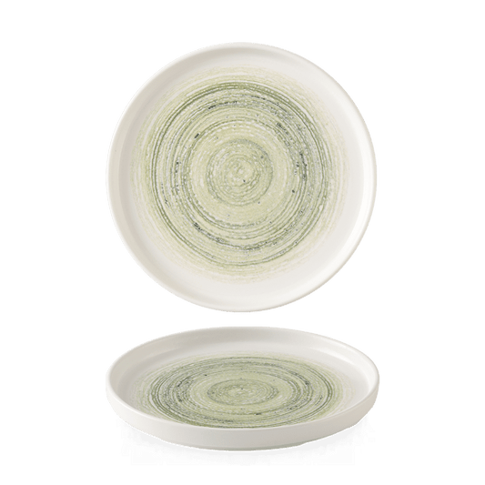 Elements Fern Walled Plate 8.25" Box of 6 (3-5 Working Days Delivery)