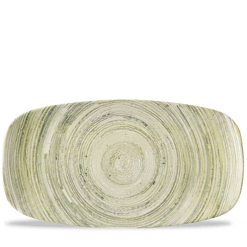 Elements Fern  Chefs Oblong Plate 13 7/8X7 3/8" Box 6