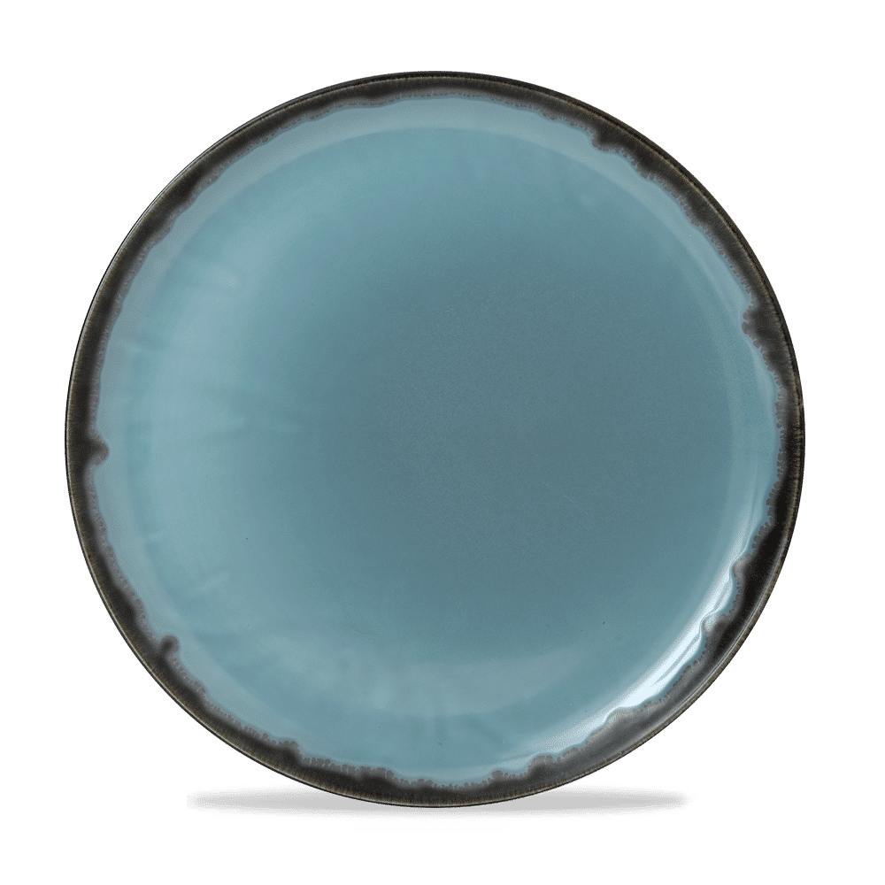 Harvest Blue Coupe Plate 12 3/4" Box 6