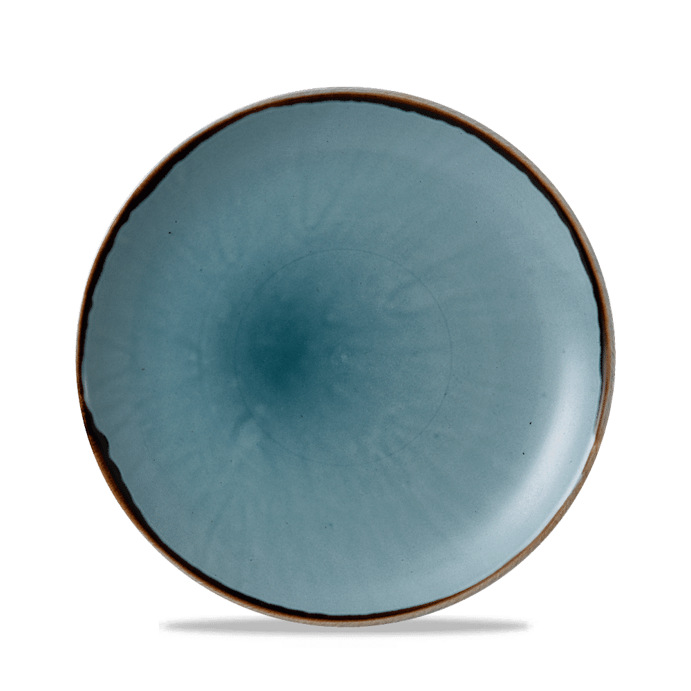 Harvest Blue  Coupe Plate 8.67" Box 12
