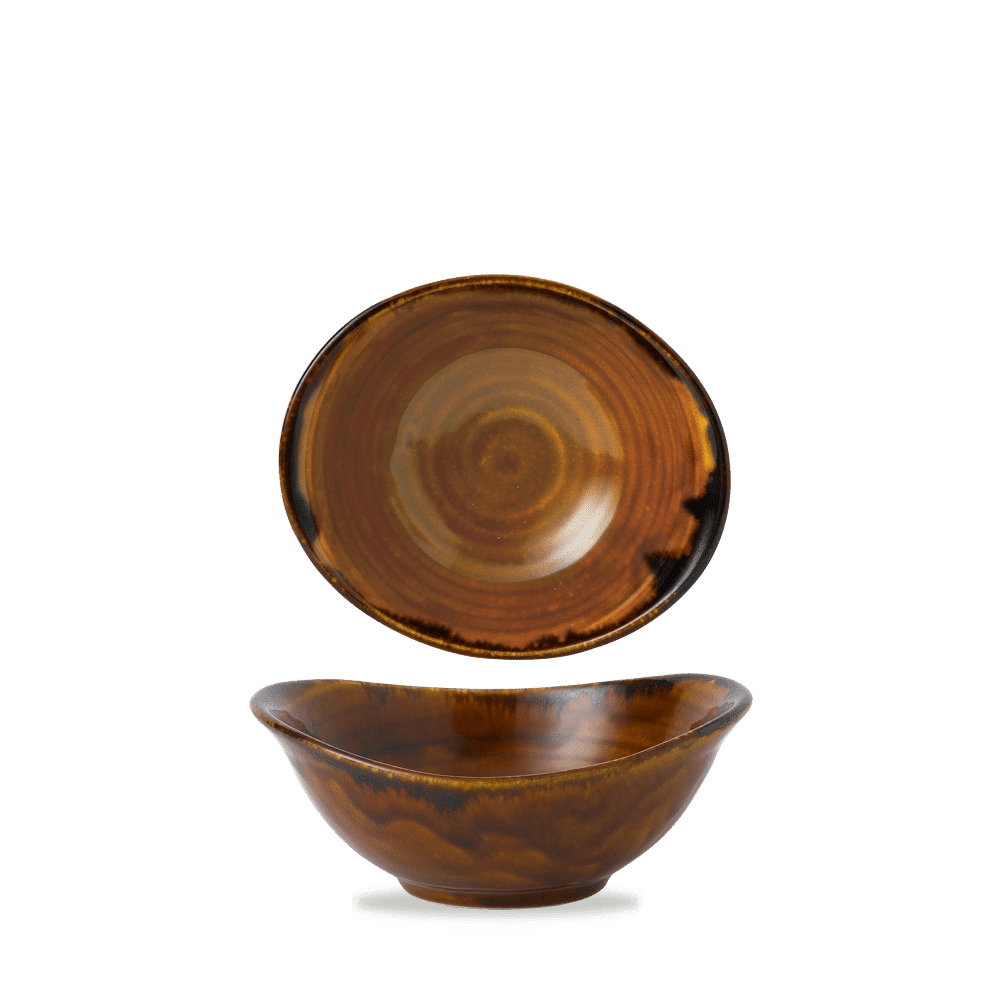 Harvest Brown  Deep Bowl 6 3/4X5 3/4" Box 6
