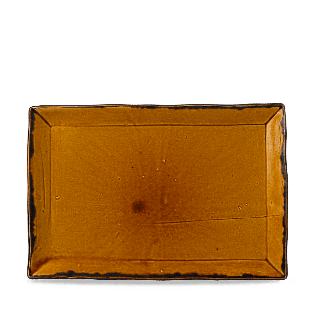 Harvest Brown  Rectangle Tray 11 1/8X7 3/8" Box 6