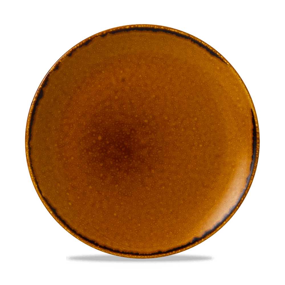 Harvest Brown  Coupe Plate 10.25" Box 12