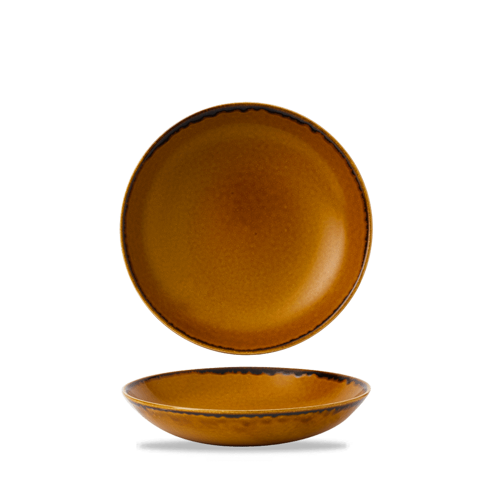 Harvest Brown  Coupe Bowl 7.25" Box 12