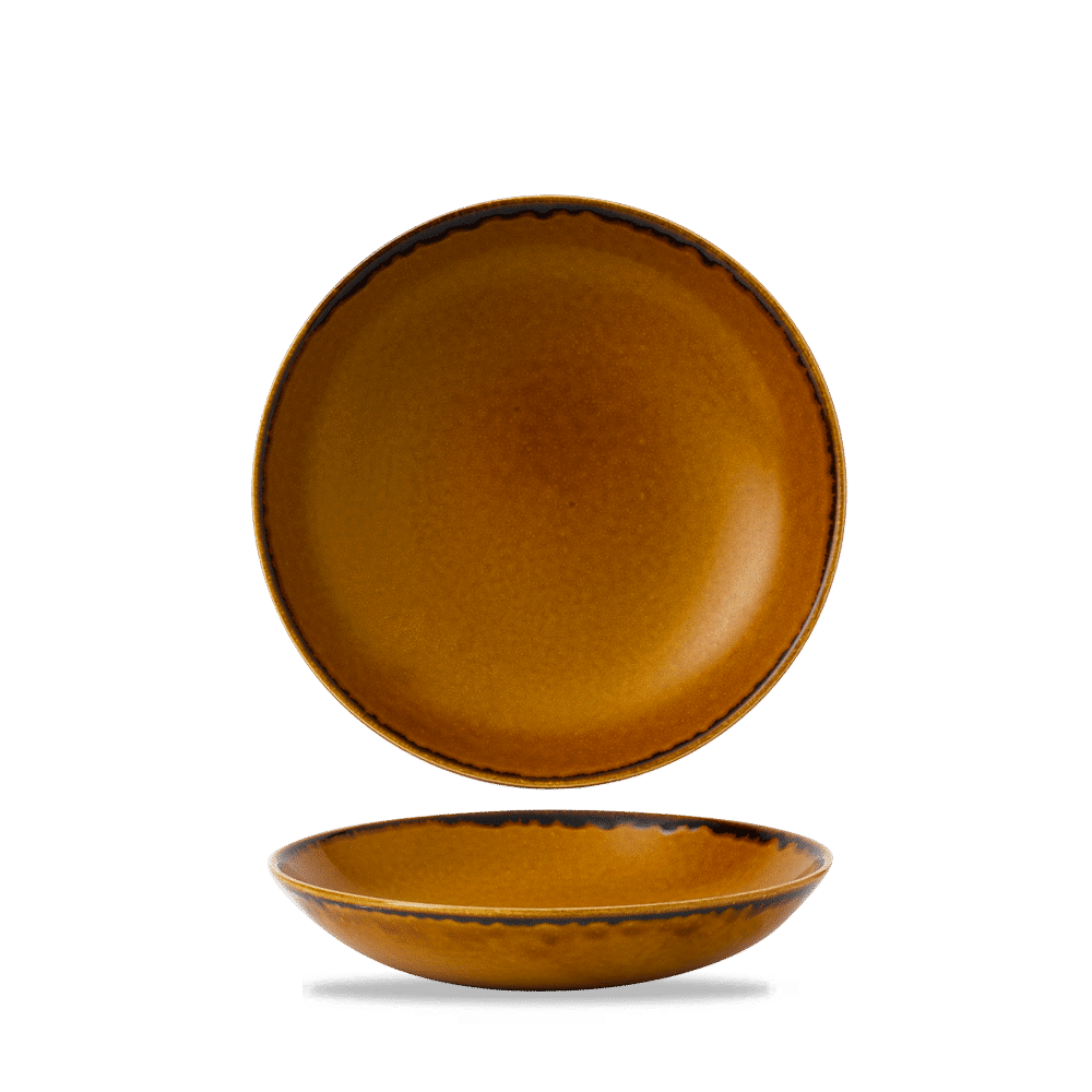 Harvest Brown  Coupe Bowl 9.75" Box 12