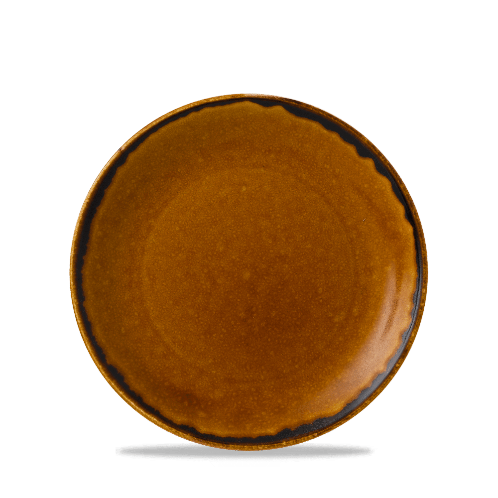 Harvest Brown  Coupe Plate 6.5" Box 12