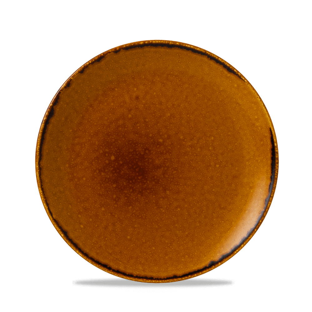 Harvest Brown  Coupe Plate 8.67" Box 12