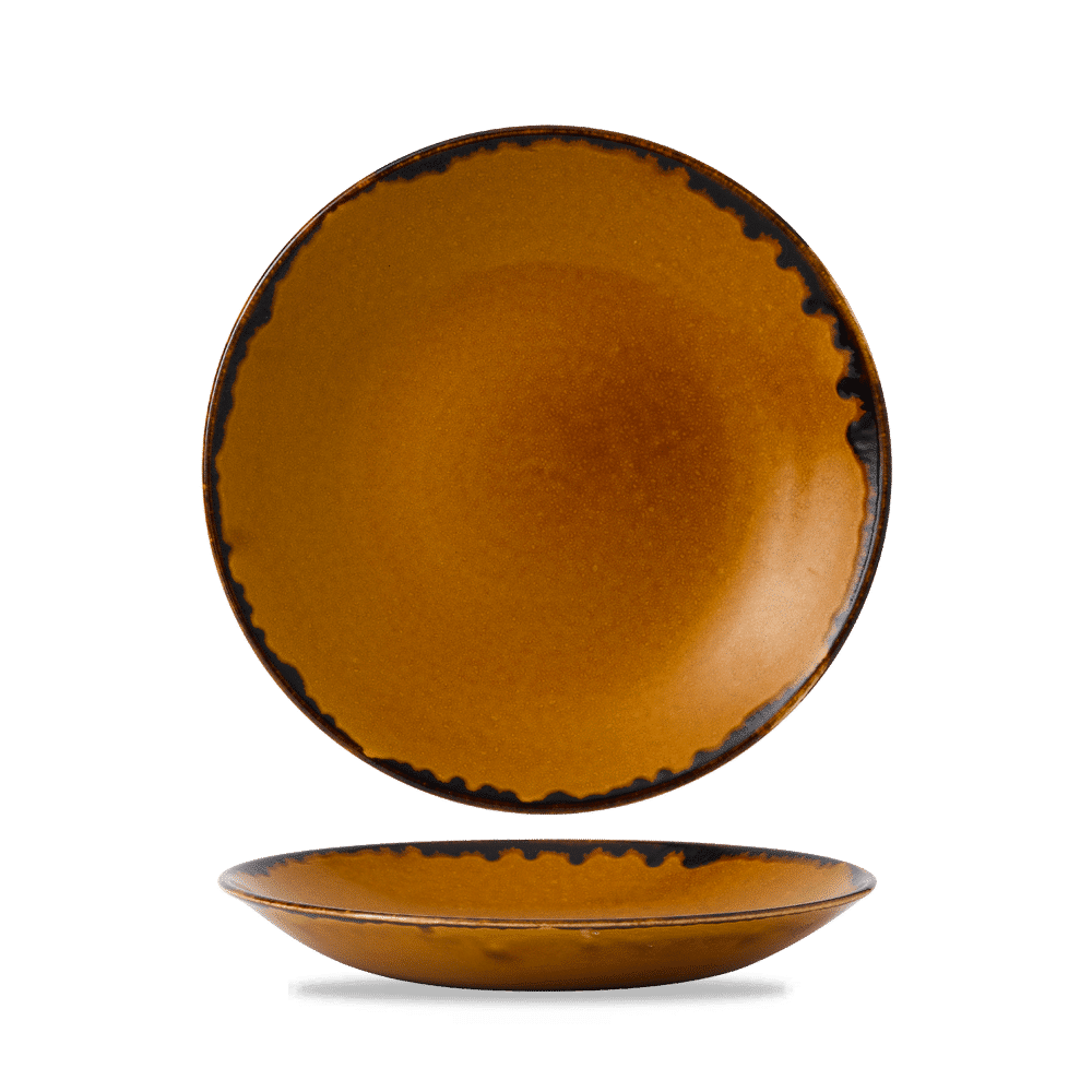 Harvest Brown  Deep Coupe Plate 11" Box 12