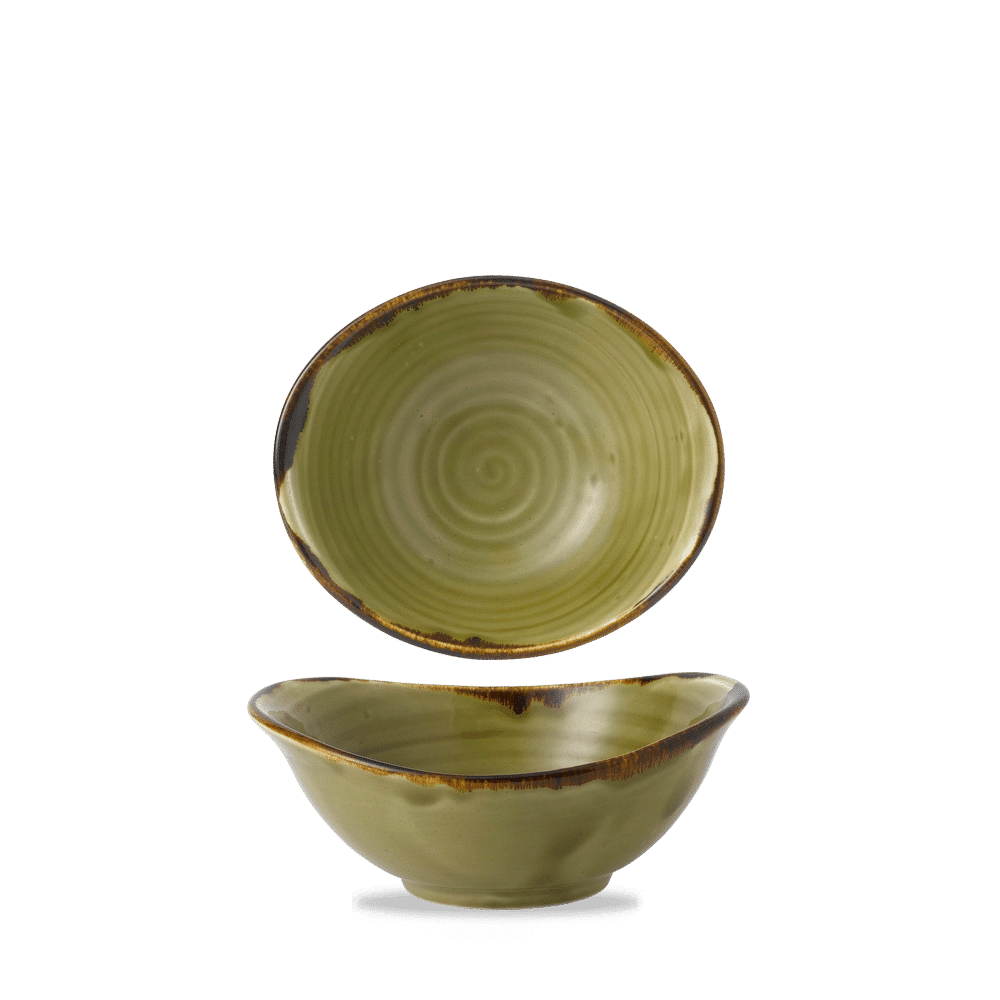 Harvest Green  Deep Bowl 6 3/4X5 3/4" Box 6