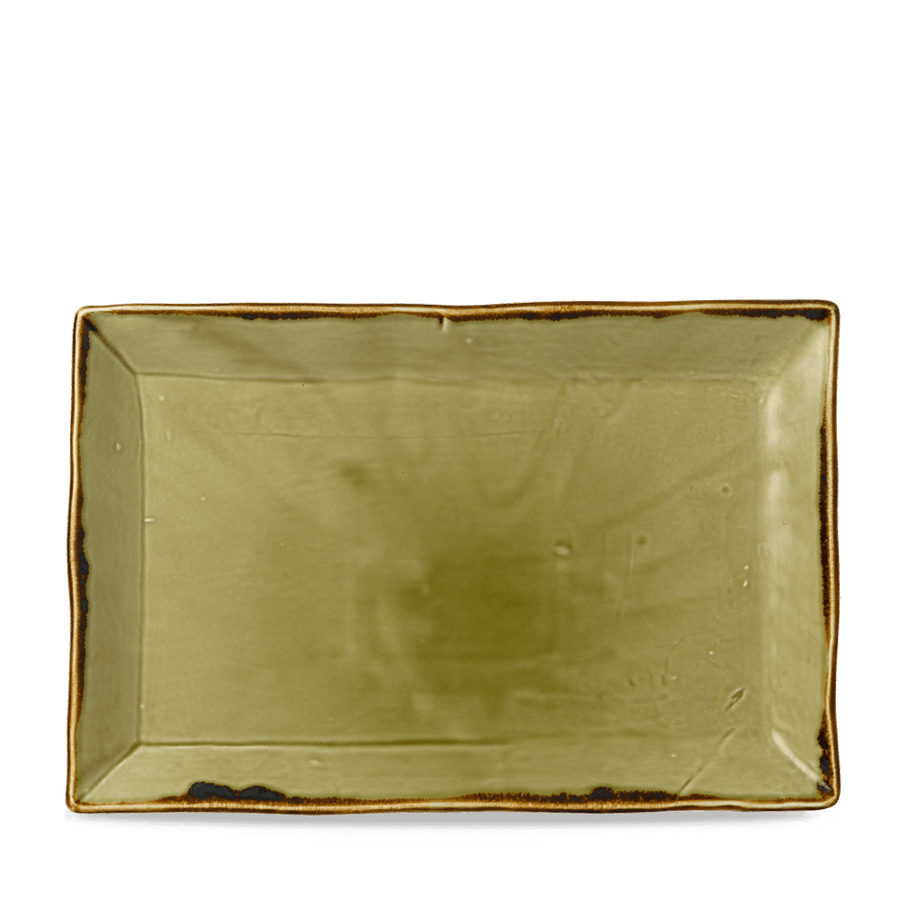 Harvest Green  Rectangle Tray 11 1/8X7 3/8" Box 6