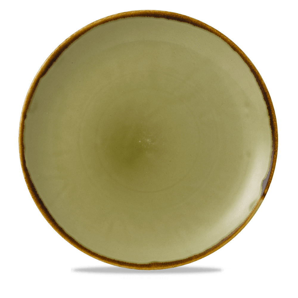 Harvest Green  Coupe Plate 11.25" Box 12
