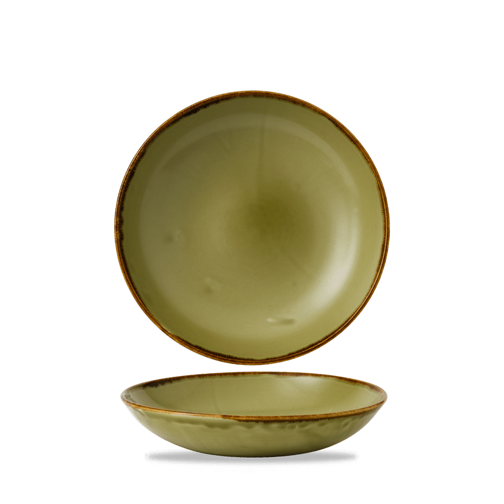 Harvest Green  Coupe Bowl 9.75" Box 12