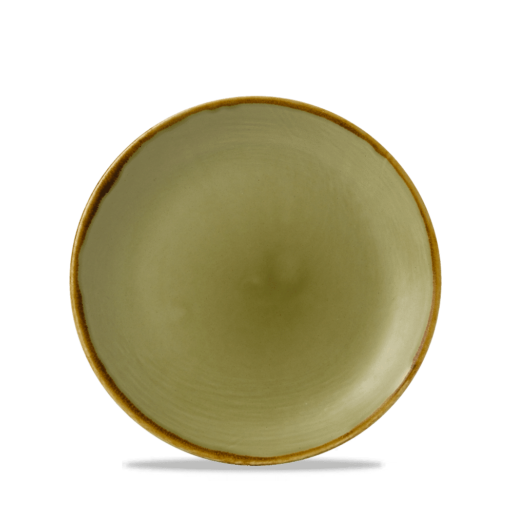 Harvest Green  Coupe Plate 6.5" Box 12