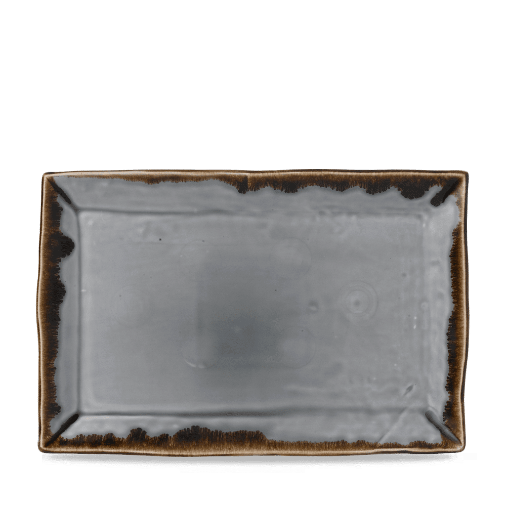 Harvest Grey  Rectangle Tray 11 1/8X7 3/8" Box 6