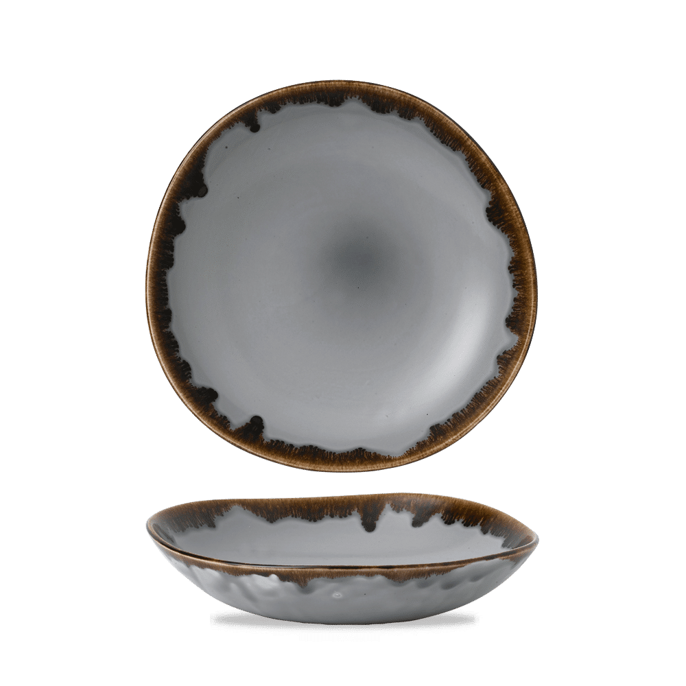 Harvest Grey  Organic Round Bowl 9 7/8"  Box 12