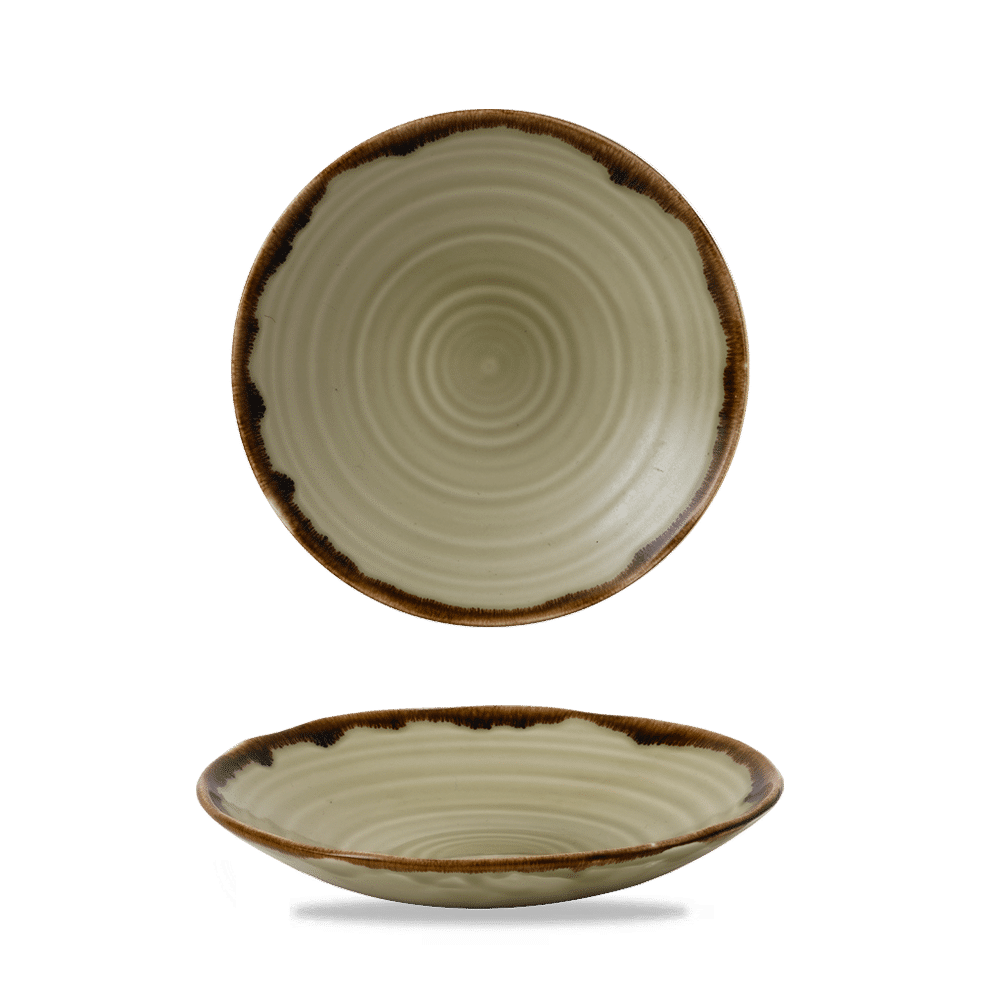 Harvest Linen  Organic Coupe Bowl 7.9" Box 12