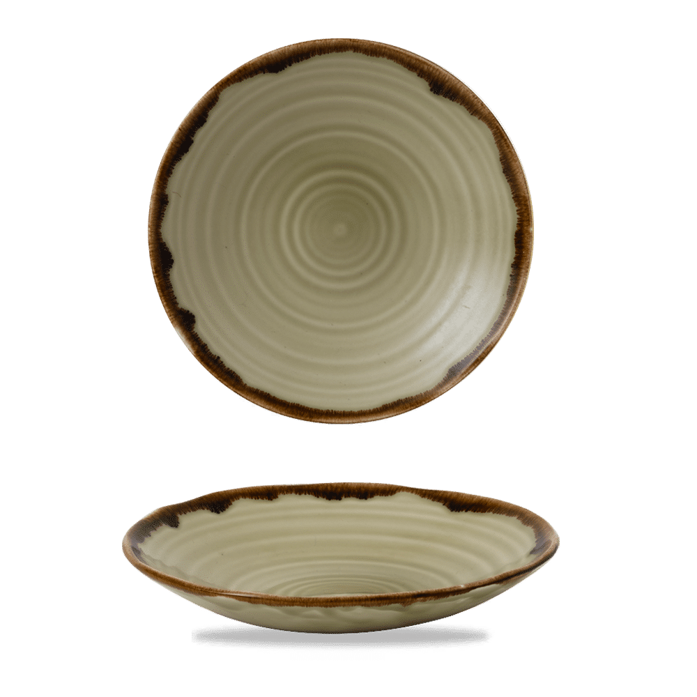Harvest Linen  Organic Coupe Bowl 9.6" Box 12