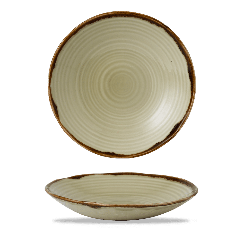 Harvest Linen  Organic Coupe Bowl 11" Box 12