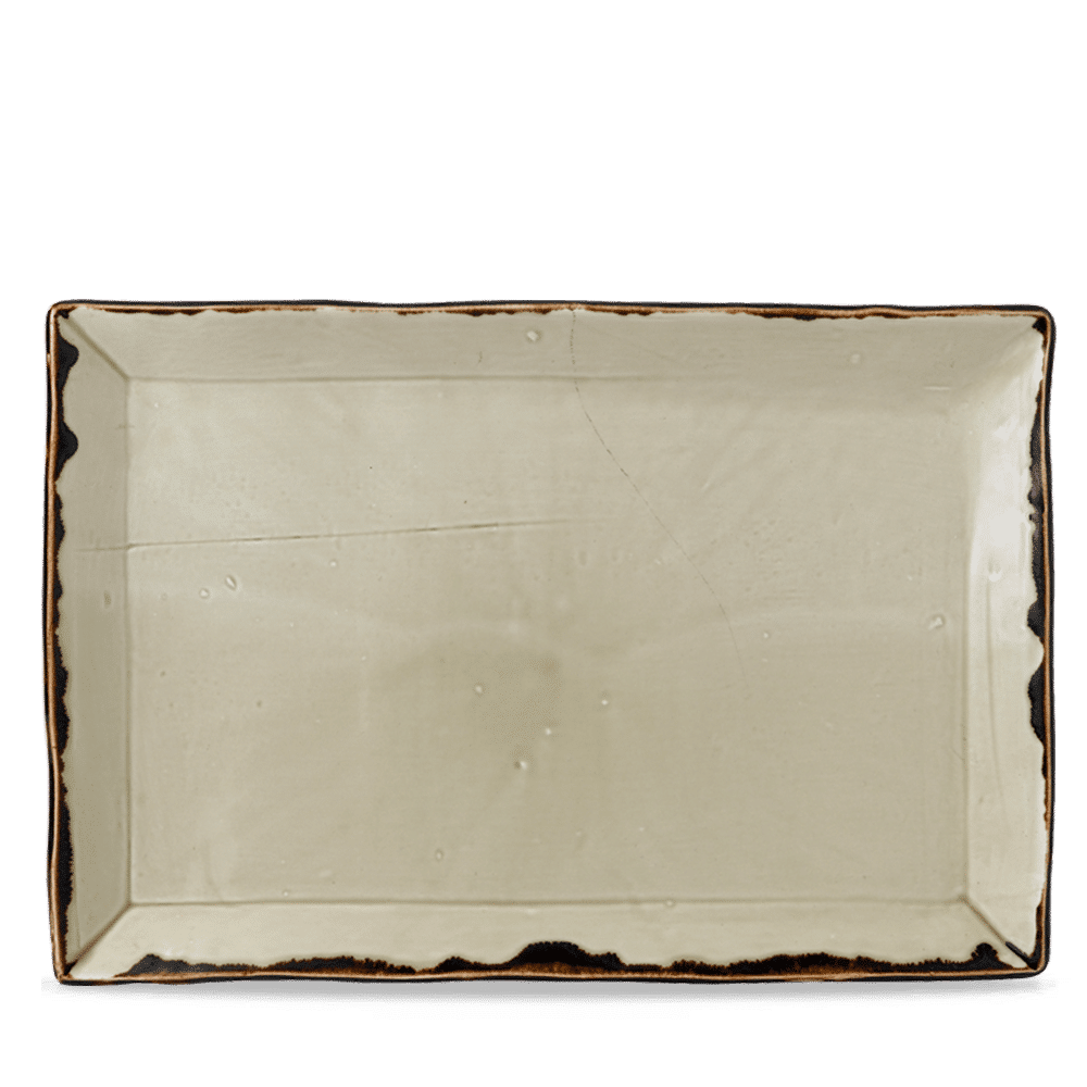 Harvest Linen  Rectangle Tray 13 1/2 X 9 1/8" Box 6