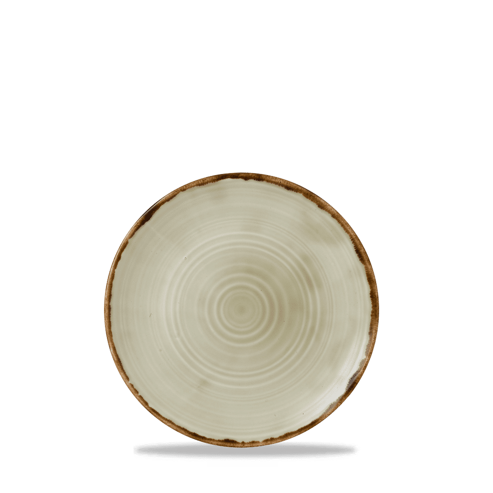 Harvest Linen  Organic Coupe Plate 9" Box 12