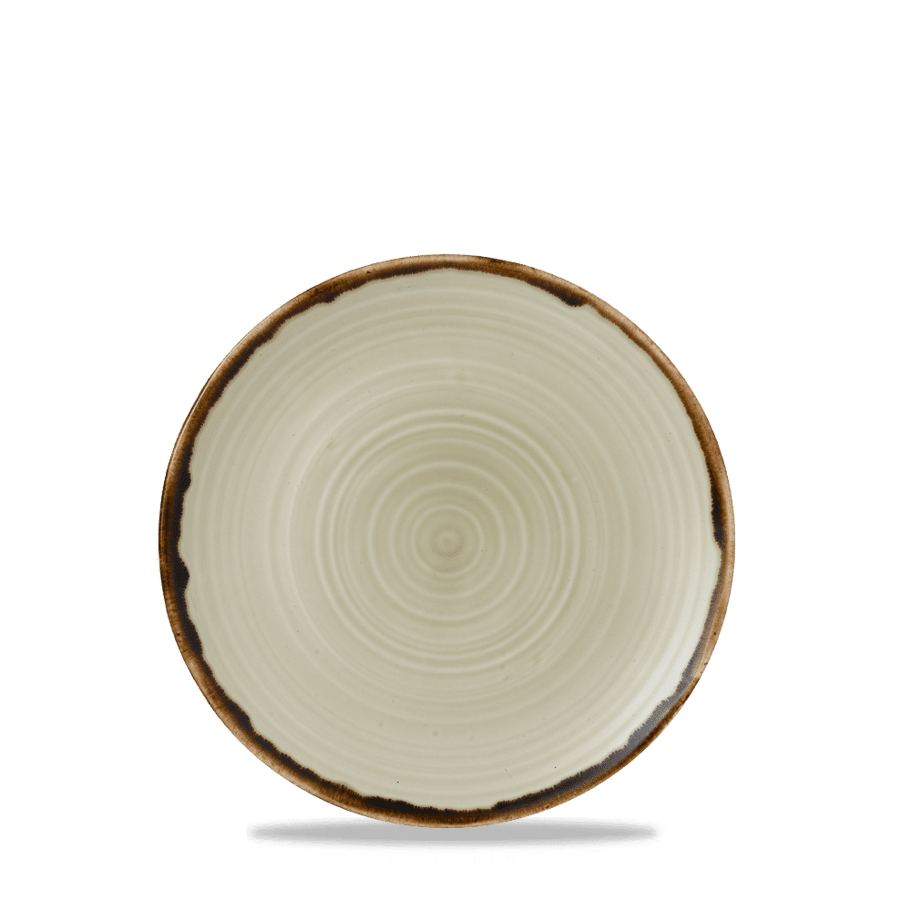 Harvest Linen  Organic Coupe Plate 10.6" Box 12