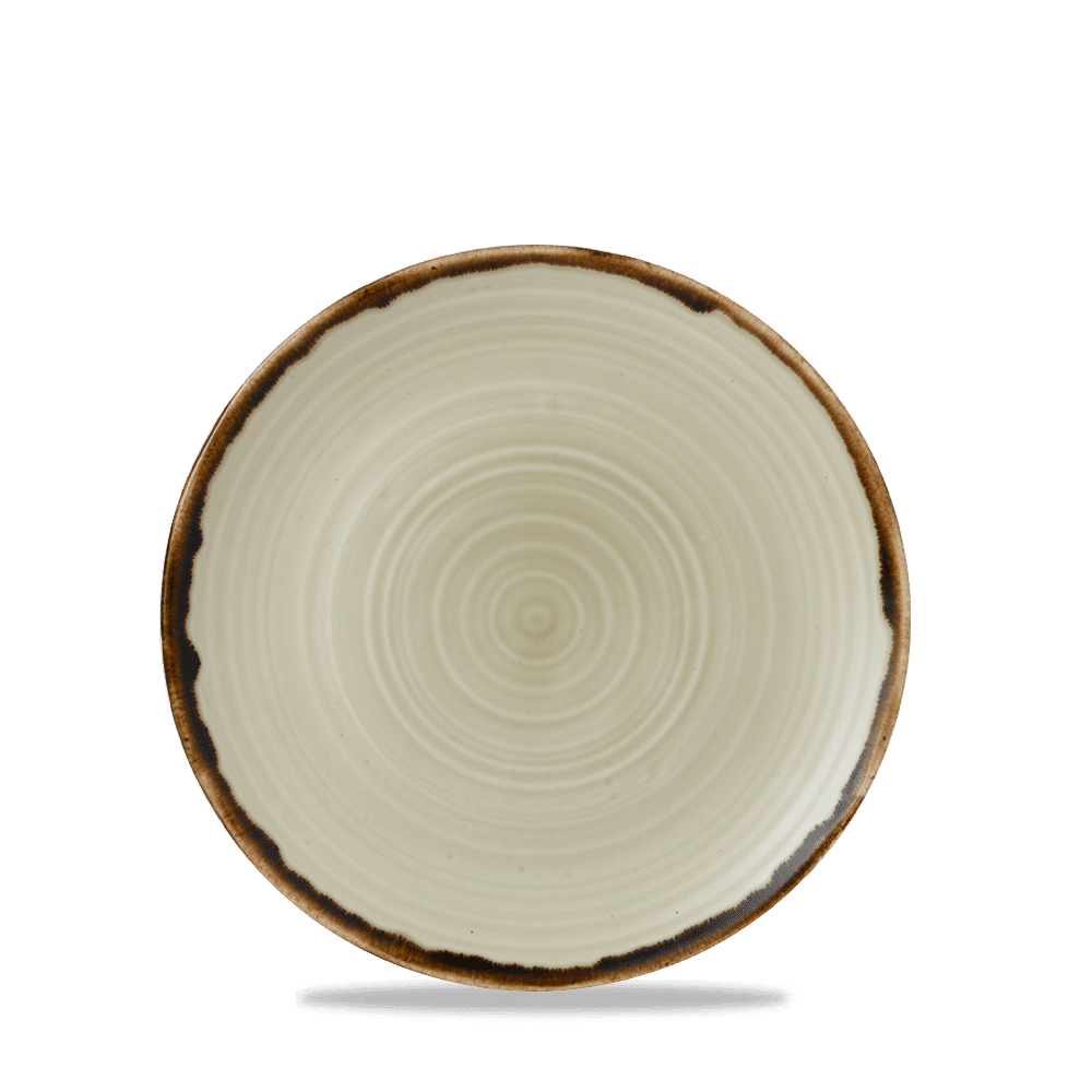 Harvest Linen  Organic Coupe Plate 11.4" Box 12