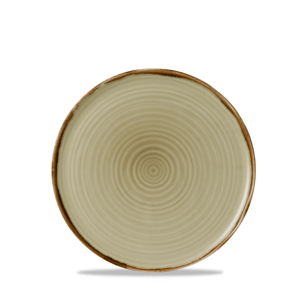 Harvest Linen Organic Coupe Flat Plate 12 1/2" Box 6