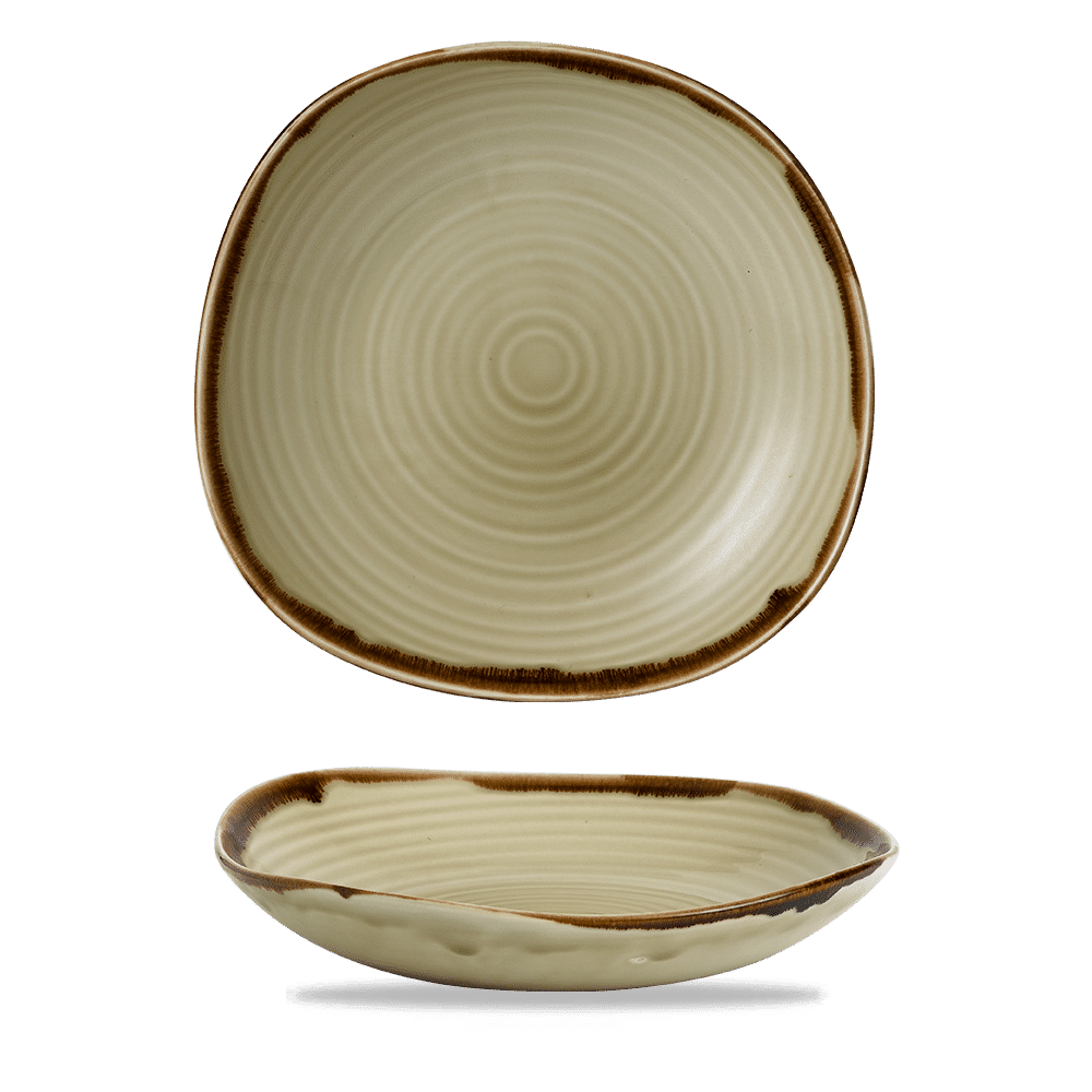 Harvest Linen Organic Coupe Wobbly Bowl 11 3/8" Box 6
