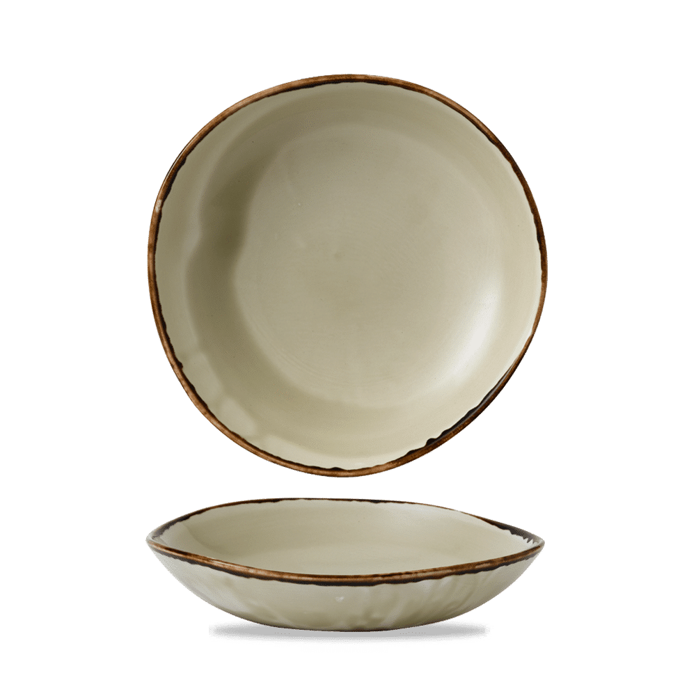 Harvest Linen Round Bowl 9 7/8"  Box 12