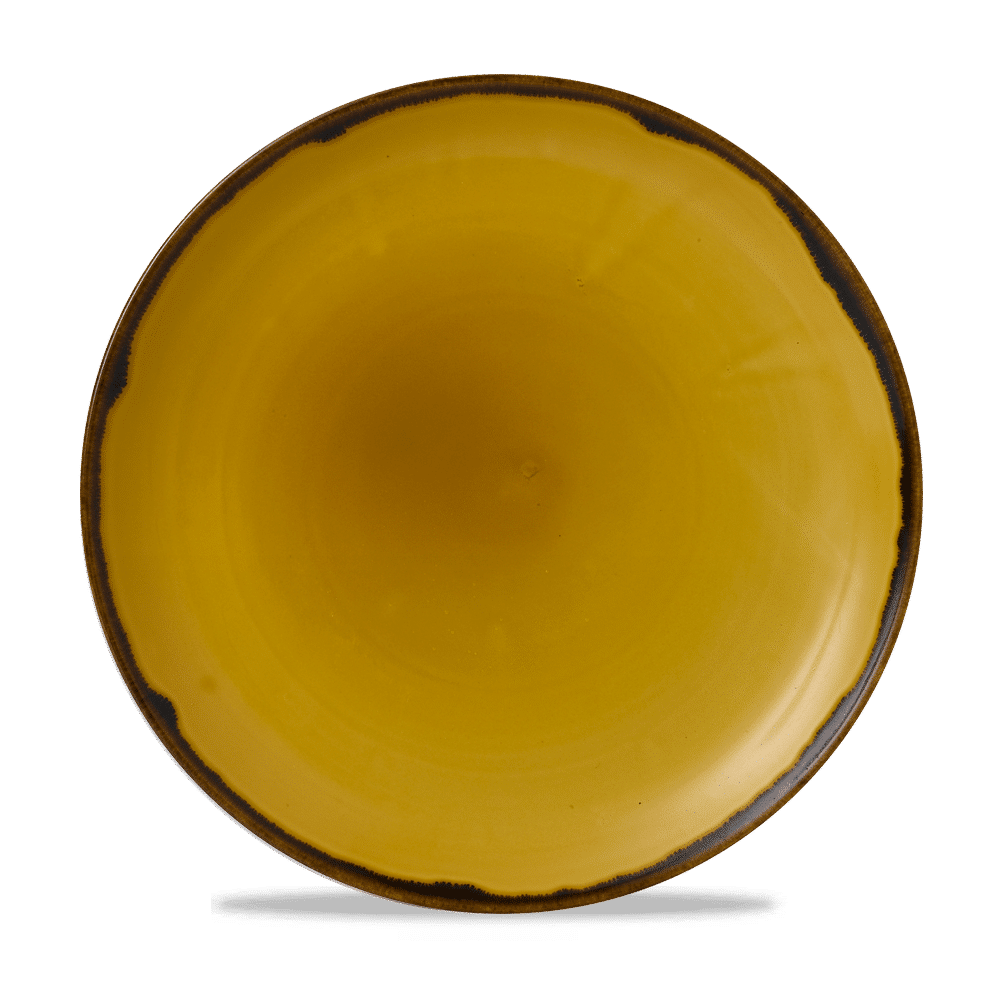 Harvest Mustard  Coupe Plate 10.25" Box 12