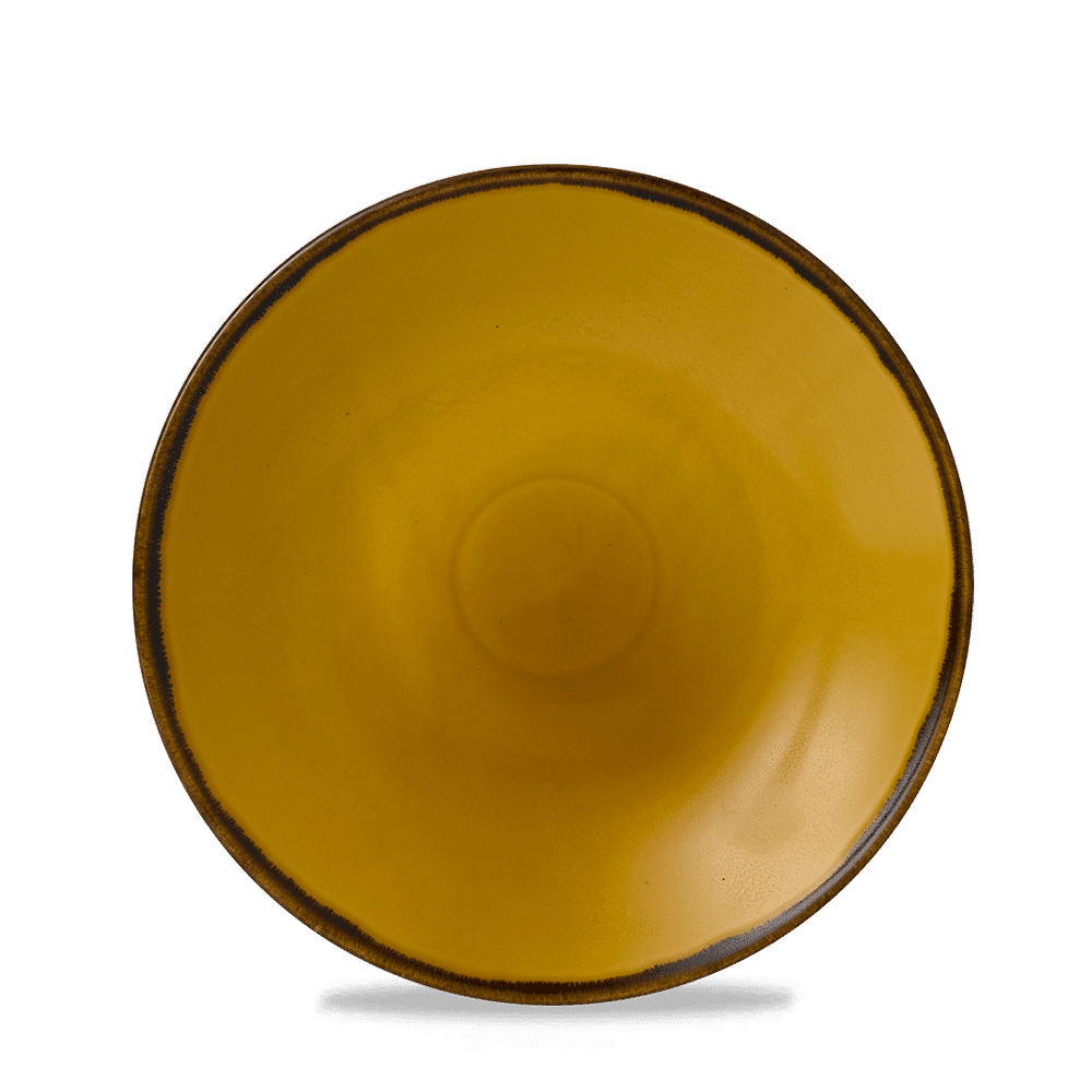 Harvest Mustard  Deep Coupe Plate 11" Box 12