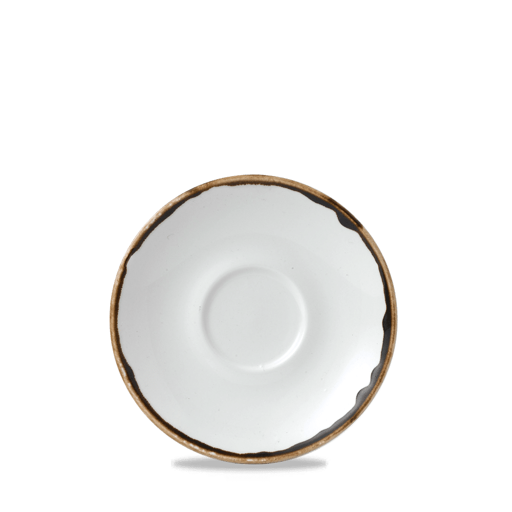 Harvest Natural  Cappuccino Saucer 6.25" Box 12