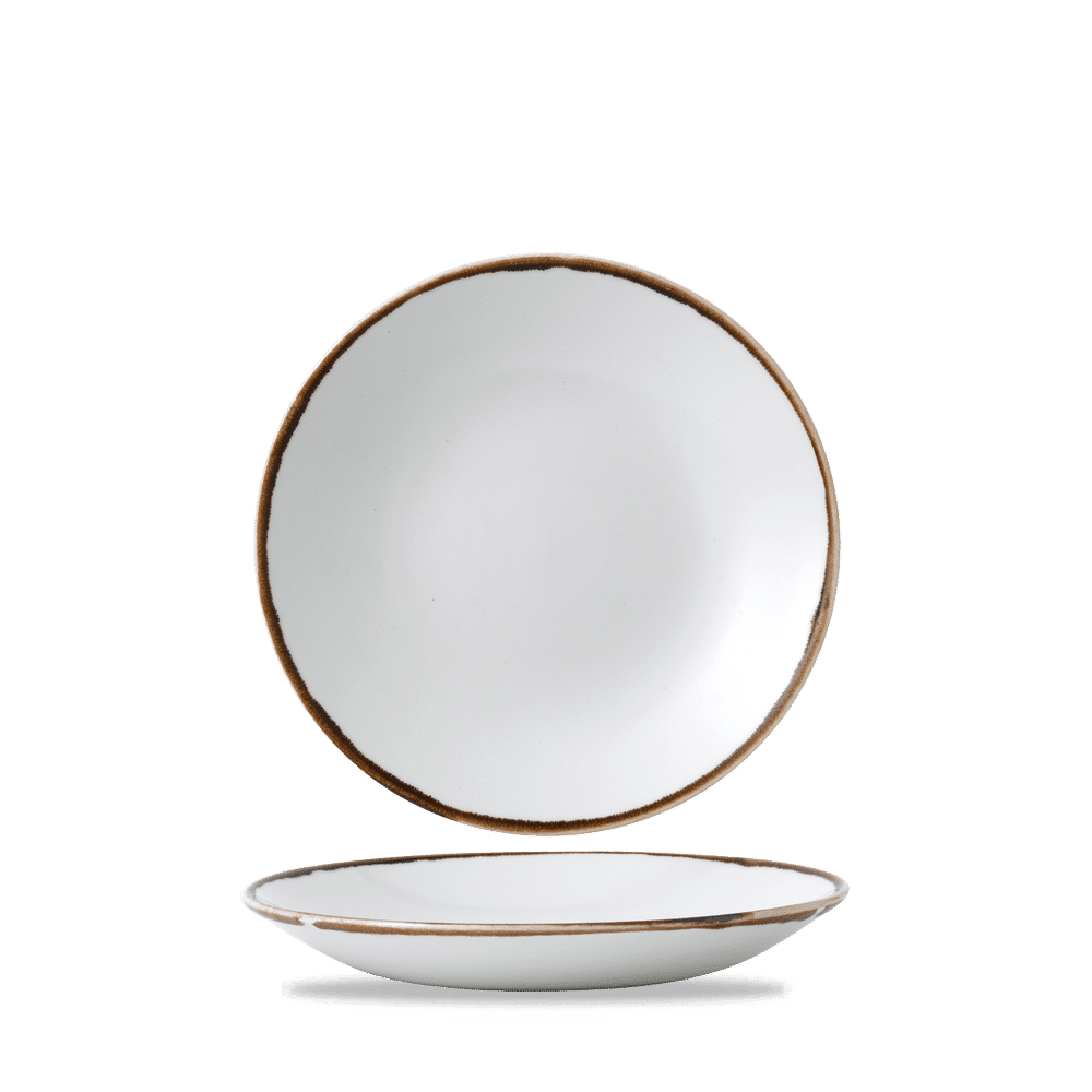 Harvest Natural  Deep Coupe Plate 10" Box 12
