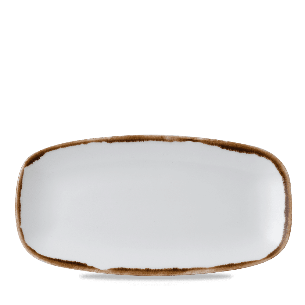 Harvest Natural  Chefs Oblong Plate 11 3/4X6" Box 12