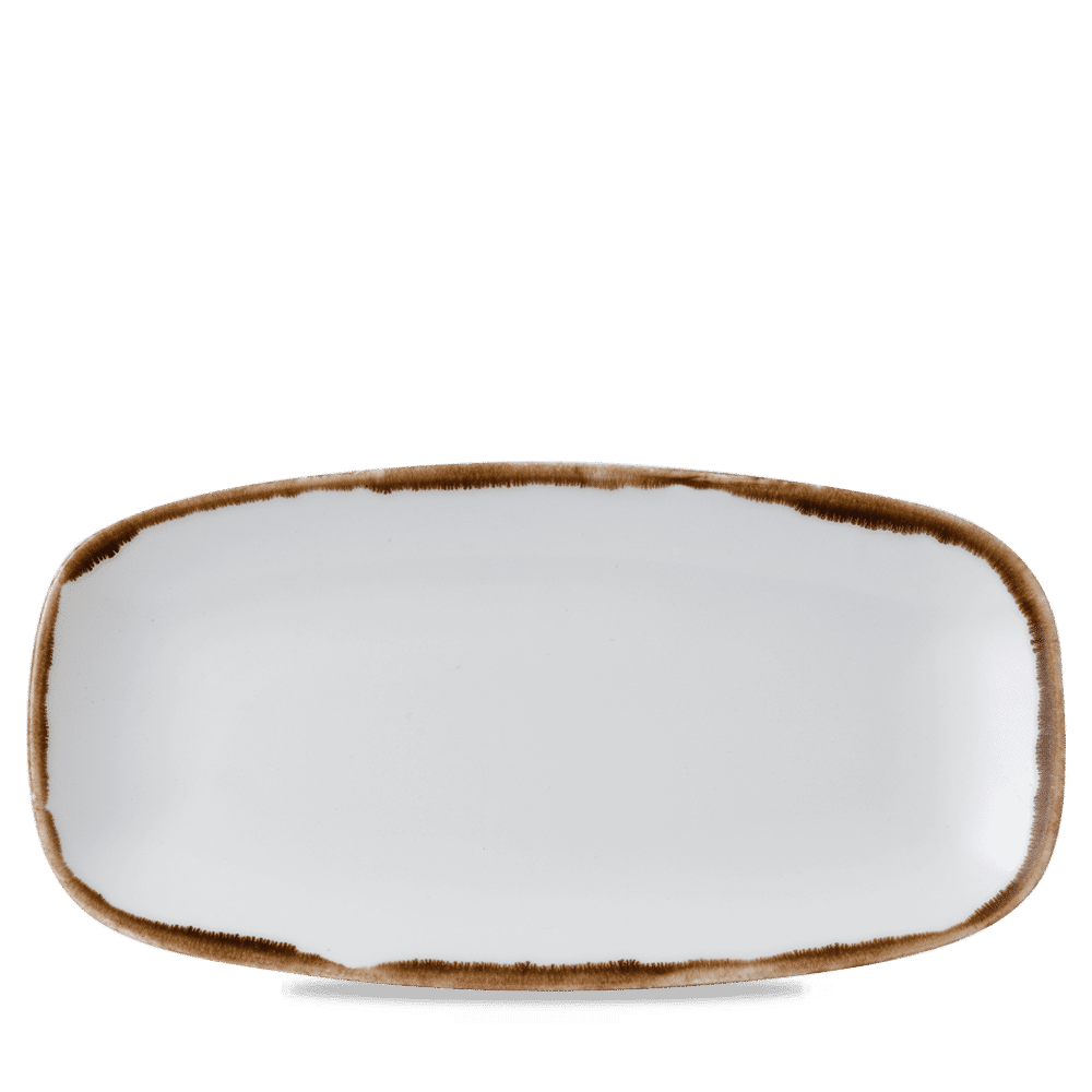 Harvest Natural  Chefs Oblong Plate 13 7/8X7 3/8" Box 6