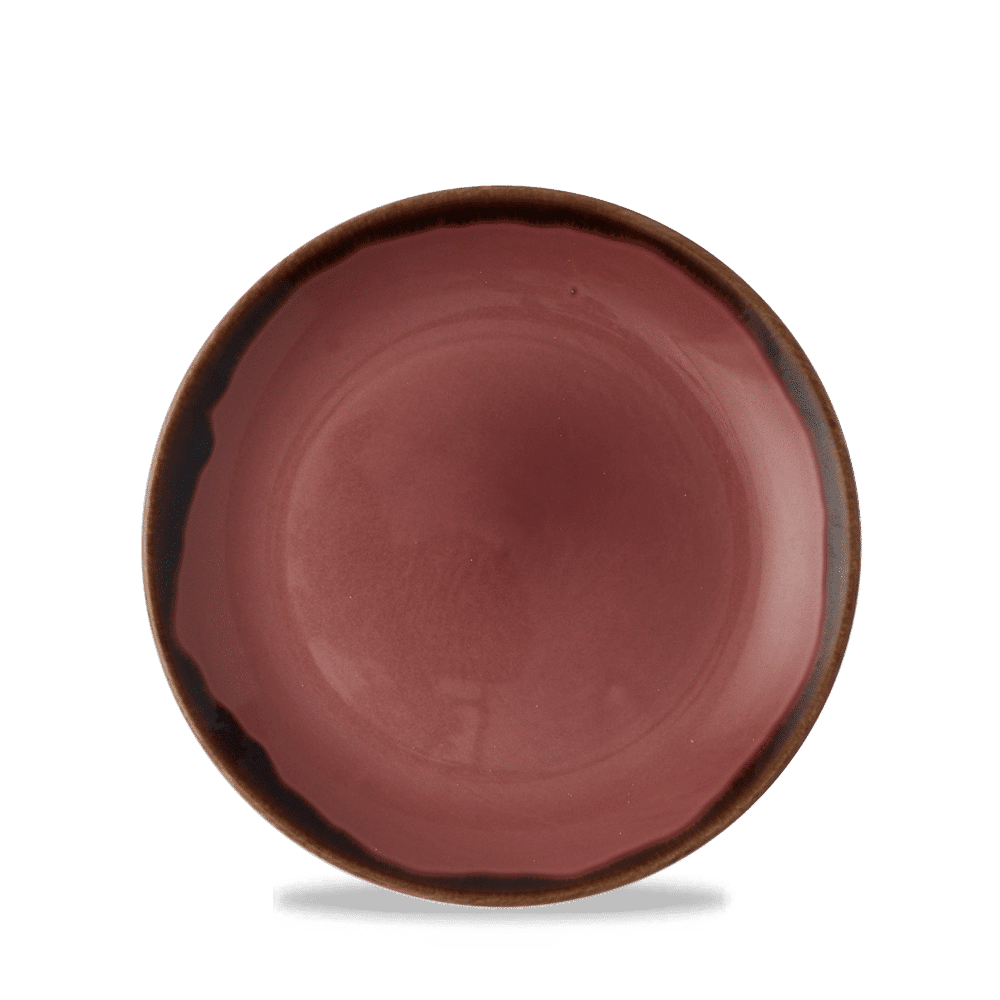 Harvest Plum  Coupe Plate 6.5" Box 12